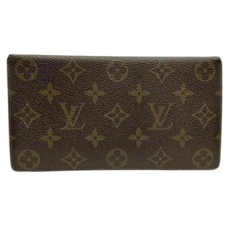 Louis Vuitton Pre-owned Wallets, female, Brown, Size: ONE SIZE Pre-owned Porte Chequier Double Monogram Wallet