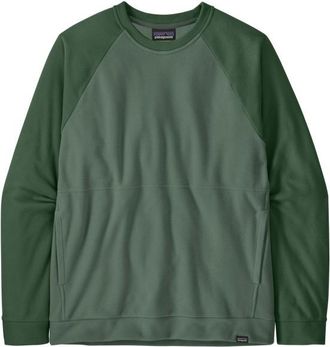Patagonia Micro D Crewneck Fleecepullover f&uuml;r Herren | oliv/gr&uuml;n