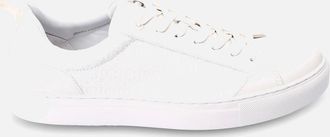 HUGO BOSS Mens Morrie Tonal Monogram Trainers - White - Size: 11