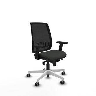 Piqueras y Crespo Silla Ergon&oacute;mica Piqueras Y Crespo Alares Negra Espuma Inyectada