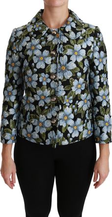 Dolce & Gabbana Blazer voor dames in veelkleurige bloemen Jasje in polyester