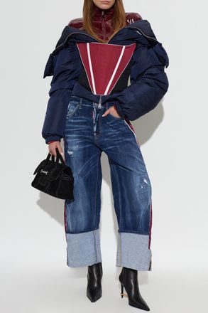 Dsquared2 Straight-Leg Jeans, Womens, Navy Blue