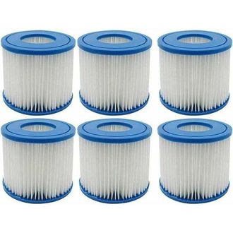 OEM Juego De 6 Filtros Para Spa Y Piscina, Tipo D, Cartuchos De Repuesto Compatibles Con Summer Waves. - Crezuo