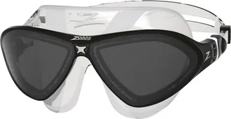 Zoggs Unisex Volwassenen Masker SNR Horizon Flex Zwembril (Zwart / helder)