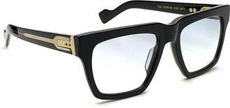 Entourage Of 7 Unisex Titus Square Eyeglasses In Shinny Black