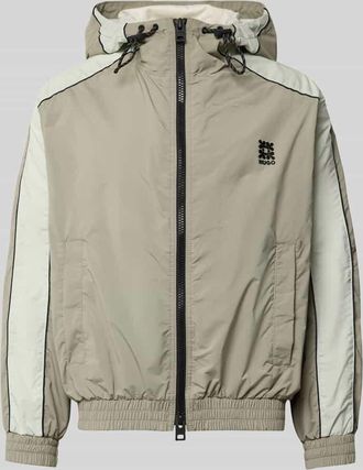 HUGO BOSS Regular Fit Jacke mit Kapuze Modell BAVO2621 in Mint, Gr&ouml;&szlig;e XXL