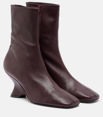 Dries Van Noten Leather ankle boots