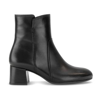 Gabor Schoenen, Dames, Zwart, 40 1/2 EU, Leer, Enkellaarsjes