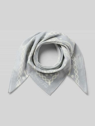 Marc O'Polo Tuch aus reiner Baumwolle in Mittelgrau, Gr&ouml;&szlig;e 1