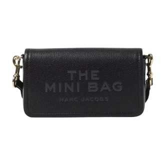 Marc Jacobs De Leren Mini Tas - Dames - Schoudertassen - Zwart - ONE Size - Leer - Tassen