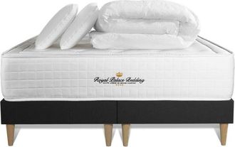 Royal Palace Bedding Pack Colch&oacute;n Negro Espuma Viscoel&aacute;stica 180 X 200