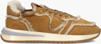 Philippe Model Womens Tropez 2.1 Low Sneaker In Cognac