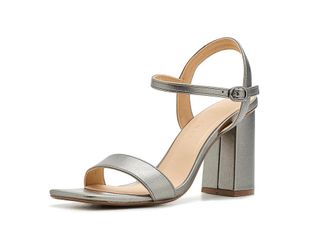 Journee Collection Tivona Womens Sandals Pewter : 8.5 M, Synthetic