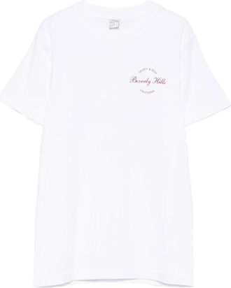 Sporty & Rich Beverly Script Print T-shirt