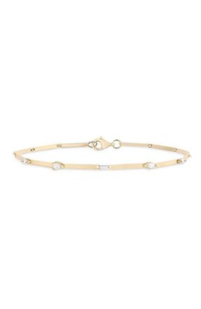 Lana Jewelry 14K Gold Fancies Diamond Station Bracelet in 14K Yellow Gold at Nordstrom, Size 7
