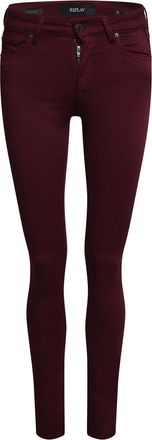 Replay Womens New Luz Skinny-Fit Jeans in Purple Cotton - Size 26W/28L