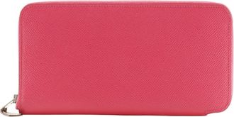 Hermès Pink Epsom Leather Long Wallet (Bi-Fold) (Pre-Owned)