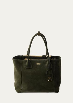 Prada Nova Suede Top-Handle Bag