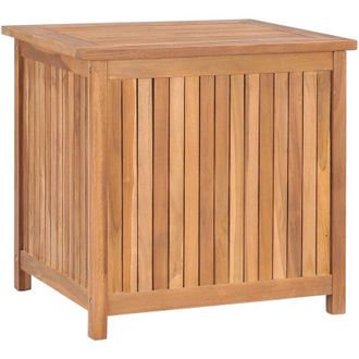 vidaXL Baule da Giardino 60x50x58 cm in Legno Massello di Teak vidaXL