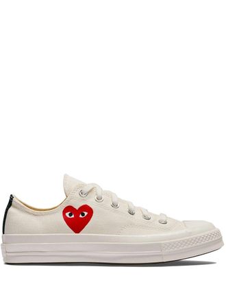 Comme Des Gar&ccedil;ons C70 Small Red Heart Low Top Shoes