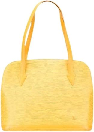 Louis Vuitton Pre-owned Shoulder Bags, female, Yellow, Size: ONE SIZE Pre-owned Vintage Shoulder Bag