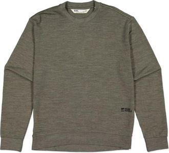 Mons Royale Horizon Merino Crew Merinopullover für Damen | grau