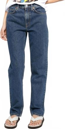 Re/Done 70S Straight Leg Jeans In Rustic Indigo