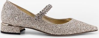 Jimmy Choo London Decollet&egrave; Bing in pelle con dettaglio glitter all-over - JIMMY CHOO - gender_Woman