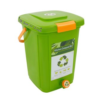 OEM Compostador De Gran Capacidad, Tapa A Prueba De Olores, 20 Litros