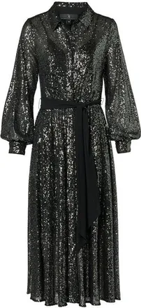 Mart Visser Kelly Jurk Donker Metallic
