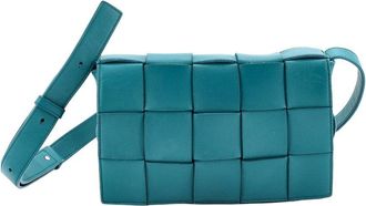 Bottega Veneta Cassette Crossbody Bag Maxi Intrecciato Small (Authentic Pre- Loved)