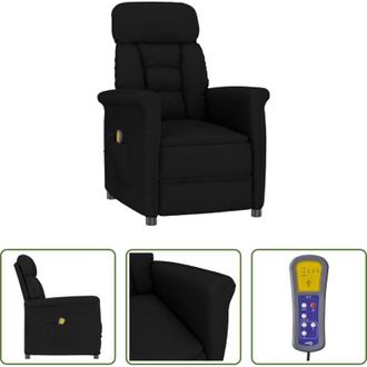 vidaXL vidaXL Seduta ergonomica - Sedia da massaggio Nero 70.5 x 96.5 x 95 cm Pelle sintetica