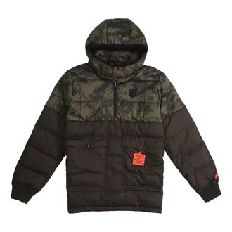 Nike LeBron Hybrid Half Pull Chain Warm Down Jacket Armygreen Army green AT3905-355