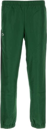 Lacoste Dark Green Polyester Joggers