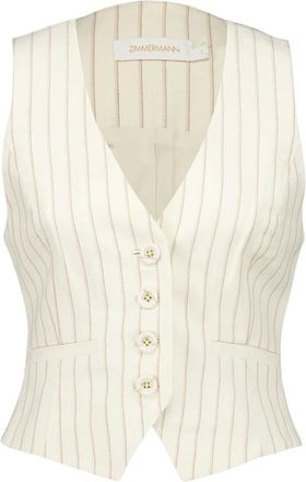 Zimmermann Dames, Jassen, Beige, Maat: L Linnen