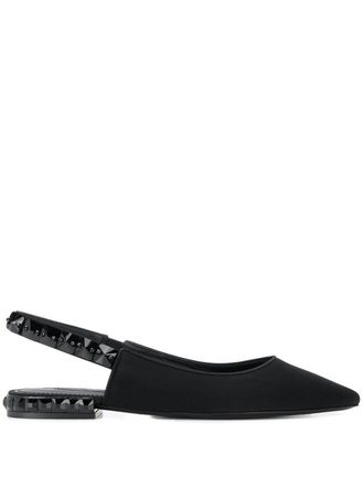 Dolce & Gabbana Slippers con cinturino posteriore - Nero