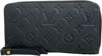 Louis Vuitton Noir Long Wallet (Bi-Fold) (Pre-Owned)