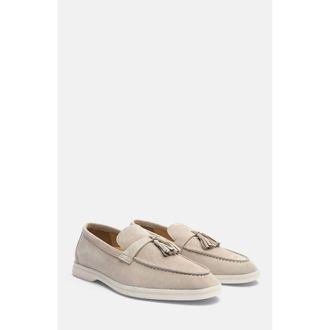 Scarosso Leandra Loafers in Sand - Suede at Nordstrom, Size 37.5