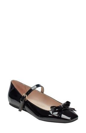 Bandolino Juletta Bow Mary Jane Flat in Black at Nordstrom Rack, Size 8.5
