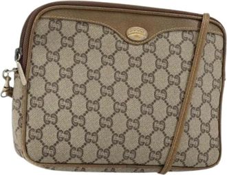 Gucci Pre-owned Cross Body Bags, female, Beige, Size: ONE SIZE Pre-owned Cross Body Bag