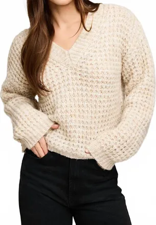 Gentle Fawn Willow Sweater In Heather Oat