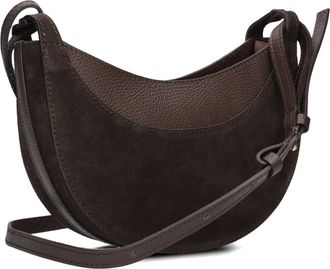 Notre-V Tassen, Dames, Bruin, ONE Size, Wol, Bruine Daisy Schoudertas