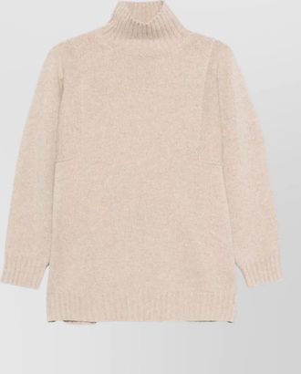 Max Mara ribbed cashmere turtleneck sweater