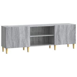vidaXL Mueble De Tv Gris Sonoma 150 X 31 X 50 Cm Madera De Ingenier&iacute;a Vidaxl