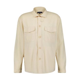 Frescobol Carioca Nuno Linen Jacket - Heren - Casual Overhemden - Beige - L - Katoen - Overhemden