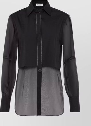 Brunello Cucinelli cotton and silk blend shirt