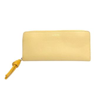 Loewe Yellow Leather Long Wallet (Bi-Fold) (Pre-Owned)