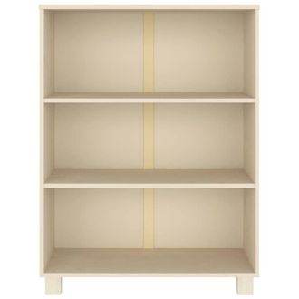 Berkfield Home Decorative Book Cabinet HAMAR Honey Brown 85x35x112 cm Solid Wood Pine | Size: 85 x 35 x 112 cm