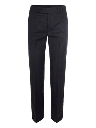 Liu Jo pinstripe tailored trousers - women - Polyester/Viscose/Spandex/Elastane - 42 - Grey