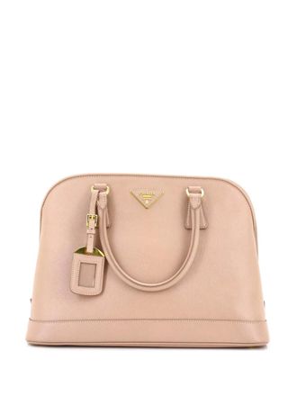 Prada Open Promenade Bag Saffiano Leather Large tote bag - Beige